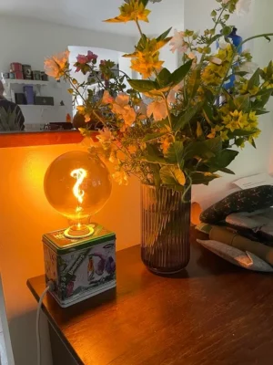 Lampe af dåse - med glødepære